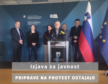 Priprave na protest ostajajo