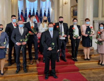 Kandidati za IMK 2021 na sprejemu pri predsedniku RS Borutu Pahorju