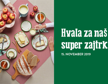 Tradicionalni slovenski zajtrk in dan slovenske...