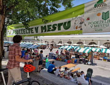 Prestavljeno Podeželje v mestu – Dobrote slovenskih kmetij