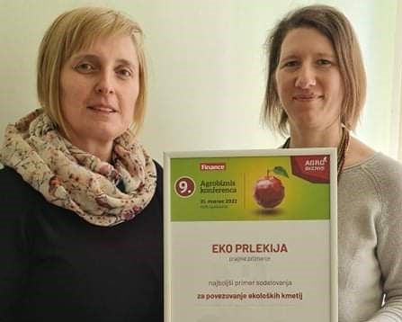 Vodja prodaje Milena Fištrovič in direktorica Urška Hojnik.