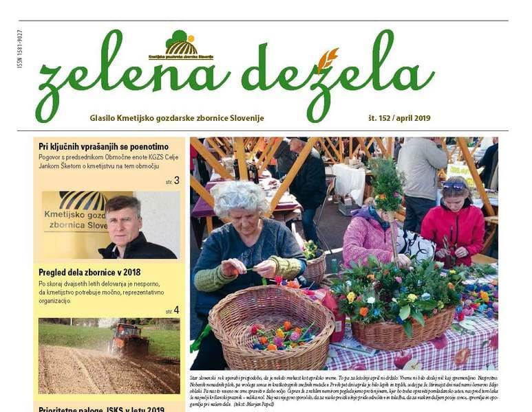 Zelena dežela številka 152 - april 2019