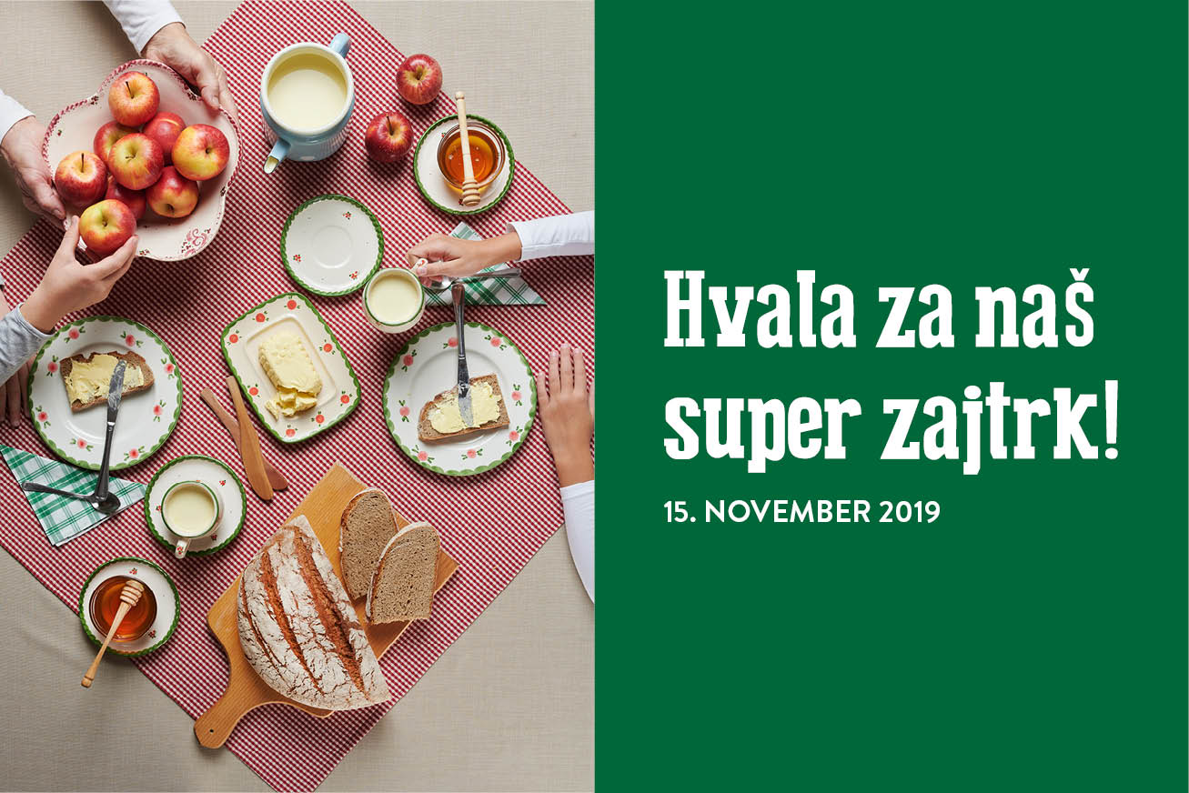 Tradicionalni slovenski zajtrk in dan slovenske hrane 2019